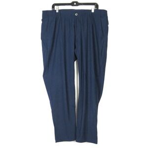 Under Armour Navy Blue 100% Polyester Performance Golf Pants Men's 40 X 30